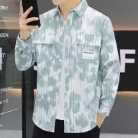 ราคา เสื้อเชิ้ตลายทางแขนยาวสำหรับผู้ชาย (56556413324)