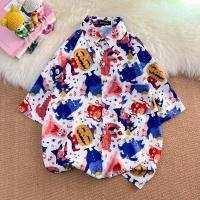 ราคา เสื้อเชิ้ตผู้ชาย ออกแบบการ์ตูน พิมพ์ลาย สไตล์แฟชั่นใหม่สำหรับใส่ลำลอง (57607049930)