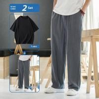 ราคา กางเกงผ้าลินินฤดูร้อนสำหรับผู้ชาย ทรงตรง ใส่สบาย ระบายอากาศดี (54501682789)