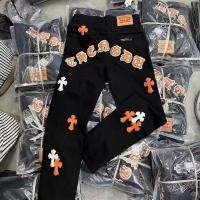 ราคา กางเกงยีนส์สไตล์ STREET TIDE ดีไซน์ปักลายพิเศษ (53902265352)