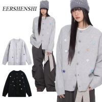 ราคา เสื้อคาร์ดิแกนปักลายปลาดาวน่ารัก Eershenshie (53351623966)