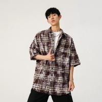 ราคา เสื้อยาวสก๊อตมัดย้อมแบบญี่ปุ่นแขนสั้น สำหรับเยาวชน ใส่ลำลองได้อย่างคล่องตัว (52407454232)