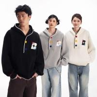 ราคา Eershensi สไตล์อเมริกัน Retro เสื้อกันหนาวมีฮู้ดสำหรับทั้งผู้ชายและผู้หญิง สีพาสเทล สไตล์ลำลอง (52300021200)