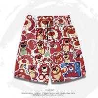 ราคา กางเกงขาสั้นชายหาดสำหรับวัยรุ่น พิมพ์ลายการ์ตูน ใส่สบายในฤดูร้อน (49907516669)