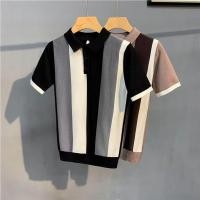 ราคา เสื้อโปโลลายทางปกถัก สไตล์ชายหน้าร้อน EERSHENSHI (49406442385)