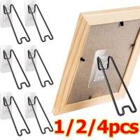 ราคา ขาตั้งกรอบรูปแบบมีกาวในตัว สีดำ สติกเกอร์สำหรับขาตั้งจอตั้งโต๊ะโลหะ 1 2 4ชิ้น (54907560316)