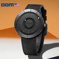 ราคา Dom 1753 Mens Quartz นาฬิกาข้อมือ Cool Maglev เข็มขัดบุคลิกภาพความคิดสร้างสรรค์กันน้ํา (25592943163)