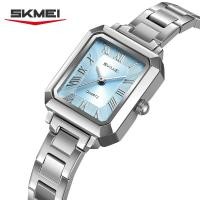 ราคา SKMEI 2582 Lady Quartz Watch แฟชั่นคลาสสิก Casual สร้อยข้อมือสแตนเลสของขวัญ (57504646410)