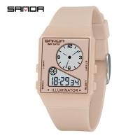 ราคา SANDA 6338 Youth Digital Watch Dopamine Energy Colourway Sports Gift (45407359673)