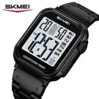 ราคา SKMEI 2447 นาฬิกาดิจิตอลสําหรับผู้ชายมีสไตล์ Casual Large Digit Sports Gift (45104141152)
