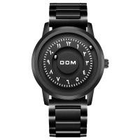 ราคา Dom M 1769 นาฬิกาควอตซ์ผู้ชาย Creative Rolling Bead Dial แฟชั่นกันน้ําเรียบง่าย (28281802289)