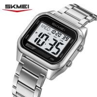 ราคา SKMEI สมี 2478 นาฬิกาดิจิตอลผู้ชายแฟชั่นเคสสี่เหลี่ยมของขวัญธุรกิจ (42978415964)