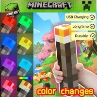 ราคา Minecraft ไฟฉาย COMELY ของเล่นโคมไฟเหมืองแร่ 7สี Night Light เกมปริมณฑลไฟฉาย ตกแต่งบ้าน ของเล่น ของขวัญสำหรับเด็ก (43857429223)