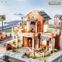 ราคา Temi ของเล่นตัวต่อบ้านก่อสร้าง สร้างบ้านก่อสร้าง สถาปนิก DIY เพื่อการศึกษา (24258739283)