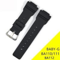 ราคา สายรัดสําหรับ Casio G SHOCK BABY G BA110 BA111 BA112 สายนาฬิกาสร้อยข้อมือกันน้ํา PU สายนาฬิกาเข็มขัดสายรัดข้อมือ (5353252392)