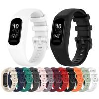 ราคา สายนาฬิกาข้อมือ ซิลิโคนนิ่ม พร้อมเคส สําหรับ Garmin Vivosmart 5 Smart5 (18112570822)