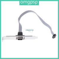 ราคา OMG Serial 9 pin DB9 RS232 เมนบอร์ด Com Port Ribbon Cable Connector Bracket Cable (53457593241)