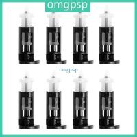 ราคา OMG 8 ชิ้น Fastener Mount Pins สําหรับซ็อกเก็ต 775 CPU Cooler พัดลมสีดํา สีขาว (46204201612)