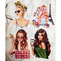 ราคา diy การ์ตูนผู้หญิง สูง7 5 ไม่มีกาวรีด (25450043187)