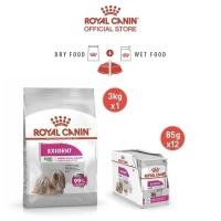 ราคา เซตคู่สุดคุ้ม Royal Canin Mini Exigent 3kg Royal Canin Exigent Pouch Loaf สุนัข ช่างเลือกอาหาร อายุ10เดือนขึ้นไป (23455126345)