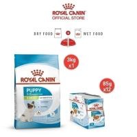 ราคา Royal Canin X Small Puppy อาหารเม็ดลูกสุนัขพันธุ์จิ๋ว อายุ 2 10 เดือน 3 กก อาหารเปียกลูกสุนัขพันธุ์เล็ก85 ก X 12 ซอง (19589782691)