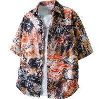 ราคา YOUTANG เสื้อฮาวายแขนสั้น ลายแฟชั่นสำหรับวันหยุด พอดีตัวและใส่สบายในฤดูร้อน (57556772872)