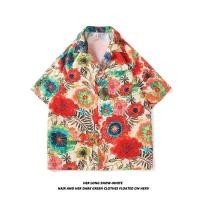 ราคา เสื้อเชิ้ตผู้ชายสไตล์ญี่ปุ่นฤดูร้อนใหม่ พิมพ์ลายสวยงาม (55607483129)