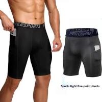 ราคา กางเกงขาสั้นรัดกล้ามเนื้อสำหรับผู้ชาย มีกระเป๋าด้านข้าง เหมาะสำหรับการวิ่งและออกกำลังกาย (51154716473)