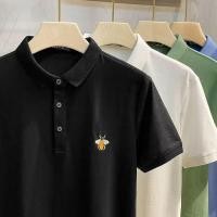 ราคา YOUTANG Bee เสื้อโปโลปักลายแขนสั้นสำหรับสวมใส่ลำลอง (50005518561)
