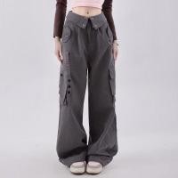 ราคา กางเกงขากว้างเอวสูงสำหรับทำงาน (46305037999)