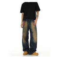 ราคา YOUTANG American Retro Washed Skinny Jeans กางเกงยีนส์ขาบานแคบสำหรับแต่งตัวลำลอง (43327358037)