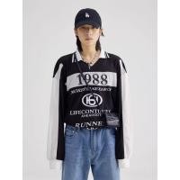 ราคา เสื้อโปโลผู้ชายฤดูใบไม้ร่วง ยี่ห้อ YOUTANG แบบอเมริกันวินเทจ พร้อมลายตัวอักษรสีตัดกัน แขนยาว สไตล์อเนกประสงค์ (40264505454)