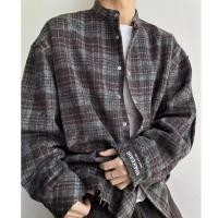 ราคา แนะนำเสื้อเชิ้ตแขนยาวลายสก๊อต ออกแบบตามสไตล์เกาหลีย้อนยุค เหมาะสำหรับทั้งชายและหญิงในฤดูใบไม้ (28390111497)