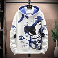 ราคา คุณทัง อิน สไตล์เกาหลีลําลองการ์ตูนพิมพ์แฟชั่นเสื้อกันหนาวหมวกหลวมกระชับ (24837354354)