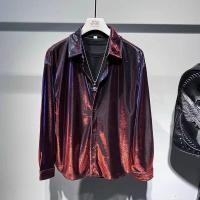 ราคา เสื้อเชิ้ตแขนยาวลายไล่โทนสีเรืองแสง สำหรับใส่ลำลองแบบหลวม ๆ ทั้งชายและหญิง (56603111309)