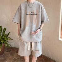 ราคา คุณทัง ชุดฤดูร้อนวัยรุ่นแฟชั่นพร้อมชุดเสื้อยืดและกางเกงขาสั้นมีสไตล์ (52656958346)