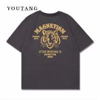 ราคา เสื้อยืดแขนสั้นลําลอง แบบบาง พิมพ์ลายหัวเสือ เข้ากับทุกการแต่งกาย สไตล์ฮ่องกง อเมริกัน วินเทจ พลัสไซซ์ แฟชั่นสําหรับผู้ชาย (22034920181)