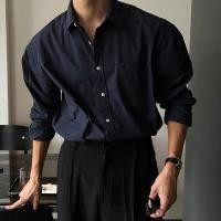 ราคา เสื้อเชิ้ตแขนยาวทรงหลวมสำหรับผู้ชาย ทำจากผ้าฝ้ายและลินิน (43627358085)
