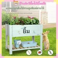 ราคา กล่องปลูกผักแบบพกพาสำหรับระเบียงกลางแจ้ง ทำจากไม้เนื้อแข็ง (56353553909)
