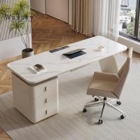 ราคา Wuxury Furniture โต๊ะทำงาน Luxury style TOPหินอ่อน โต๊ะผู้บริหาร โต๊ะคอมพิวเตอร์ ส่งฟรี Y (55403570110)