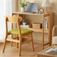 ราคา ใหม่ โต๊ะพับ โต๊ะคอมพิวเตอร์สำนักงานที่บ้านขนาดเล็ก โต๊ะเรียน โต๊ะวางหนังสือ ชั้นวางหนังสือ ชั้นวางของบนโต๊ะแบบรวม (52802000865)