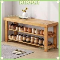 ราคา ชั้นวางรองเท้าไม้ไผ่แบบใหม่พร้อมที่นั่งไม้เพื่อการจัดเก็บที่ทางเข้าบ้านอย่างง่ายดาย NINGLI (51752382277)