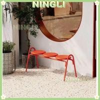 ราคา NINGLI ม้านั่งกลางแจ้งสไตล์เกาหลี ม้านั่งในสวนสาธารณะ เก้าอี้เหล็กดัดสำหรับร้านชานมไข่มุกและร้านกาแฟ ป้องกันฝนและแดด (44177210574)