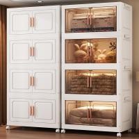 ราคา ตู้เก็บของอเนกประสงค์ 7 6 5 4ชั้น โปร่งใส สีครีม ตู้อเนกประสงค์ ตู้วางของมีหลายชั้น ตู้เก็บของ (28477750608)