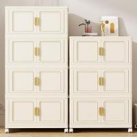 ราคา CONY ตู้เก็บของพับได้ ขนาดใหญ่ ตู้เก็บของ ตู้อเนกประสงค์ ตู้เสื้อผ้าขนาดใหญ่ มีล้อ กล่องพลาสติก ใหญ่ (27627401873)