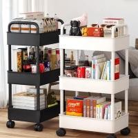 ราคา CONY ชั้นวางของ3 4ชั้น พร้อมล้อเลื่อนที่จับ รถเข็นของ รถเข็นอาหาร ชั้นวางของมีล้อ ชั้นเก็บของในครัว (27277388916)