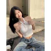 ราคา เสื้อชั้นในสตรีแขนกุด ออกแบบเชือกผูกที่คอ สไตล์ฤดูร้อน (46556886374)