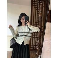 ราคา เสื้อไหมพรมแขนยาวลายทาง สไตล์เกาหลี ทรงหลวม เหมาะสำหรับฤดูใบไม้ร่วงและฤดูหนาว (41067840709)