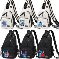 ราคา Disney Lilo Stitch กระเป๋าสะพายกันน้ําความจุขนาดใหญ่กระเป๋าเป้สะพายหลังผ้า Oxford กระเป๋าเป้สะพายหลังกระเป๋าสะพายข้าง (28517603339)