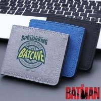 ราคา กระเป๋าสตางค์ Batman พิมพ์การ์ตูน แบบผ้าใบ มีซิปกันลัดฟาร์ สบายสำหรับนักเรียนและเด็ก (53904396630)